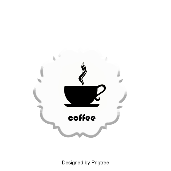 简单的咖啡元素设计