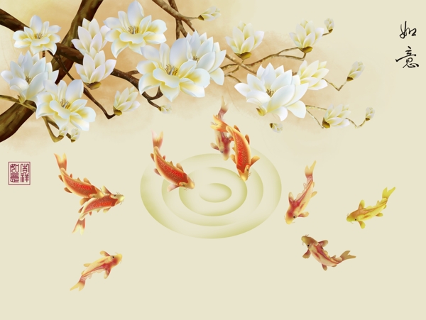 新中式背景墻