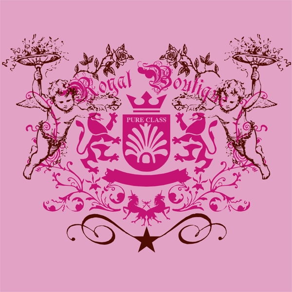 印花矢量圖時尚休閑女裝T恤圖案潮流人物免費素材