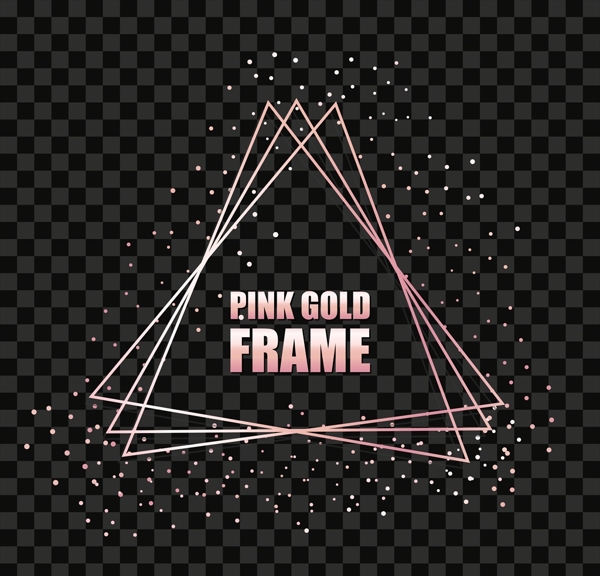 粉色三角