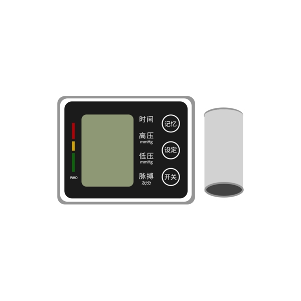 高清矢量家用血压计检测电子设备设计元素