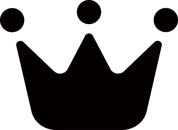 黑色王冠图标