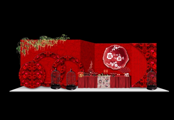 新中式婚礼展示区