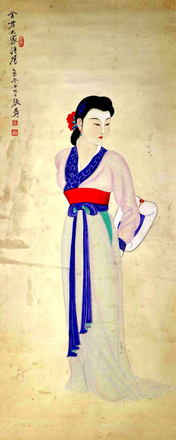 張大千仕女