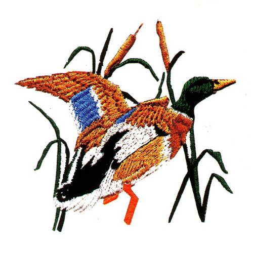 繡花動物鳥類色彩褐色免費素材