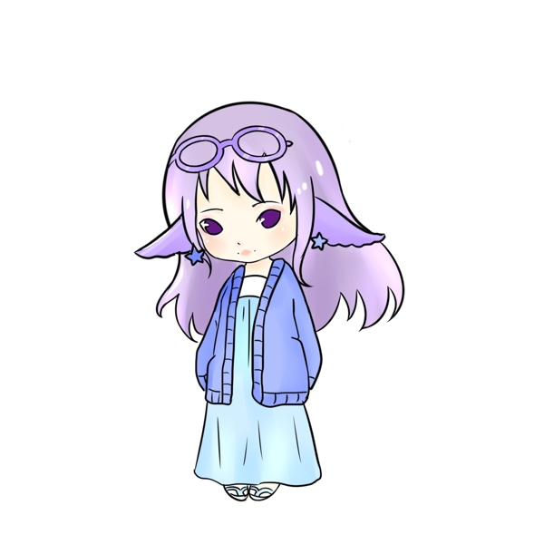 原創(chuàng)少女可商用元素