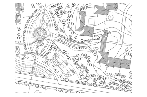别墅区CAD景观规划方案