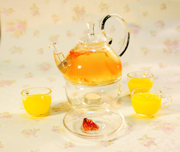 西餐廳花茶圖片