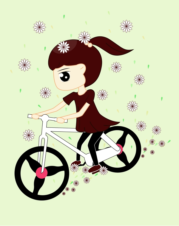 少女插畫(huà)
