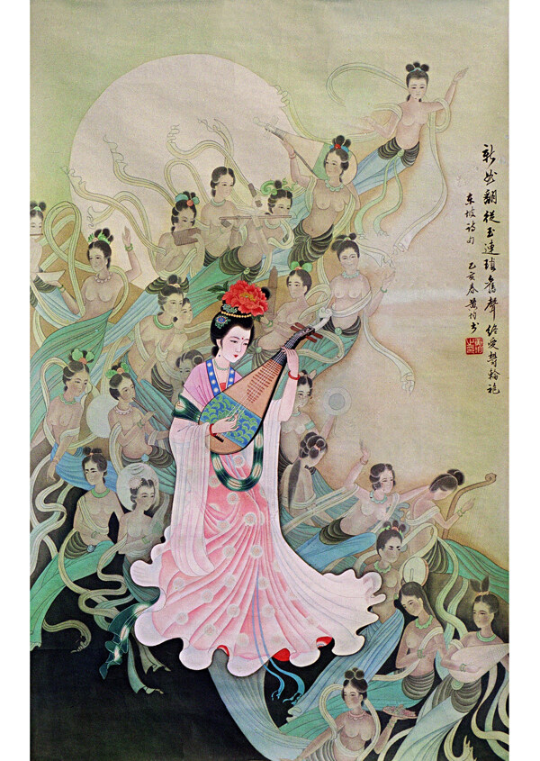 唐韻國畫圖片