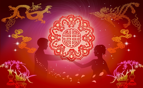 婚慶背景圖片