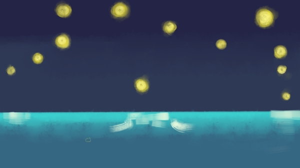 夢(mèng)幻星空背景素材