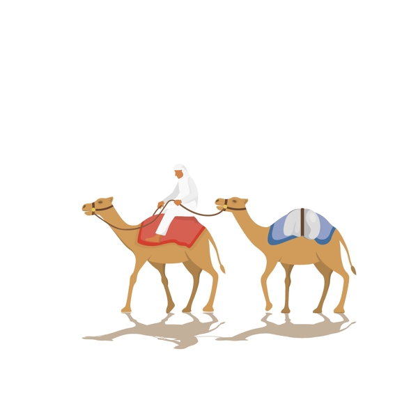 撒哈拉沙漠骆驼队图片