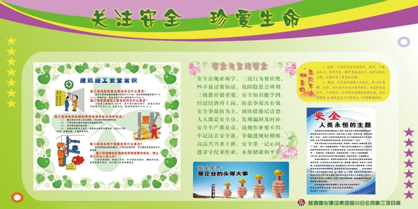 安全生產(chǎn)展板圖片