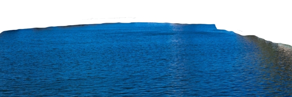 蓝蓝的海水美丽荡漾