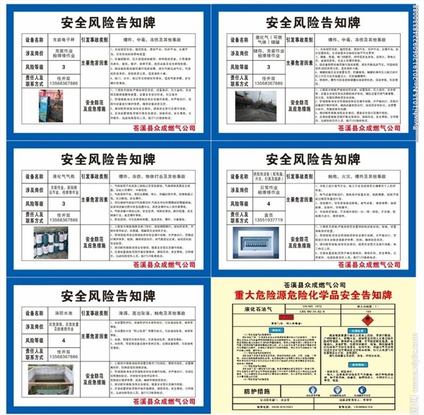 安全風(fēng)險告知牌