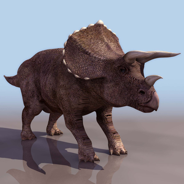 三角龍3D模型