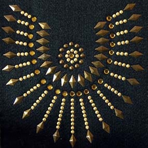 鉚釘領(lǐng)邊花紋免費素材
