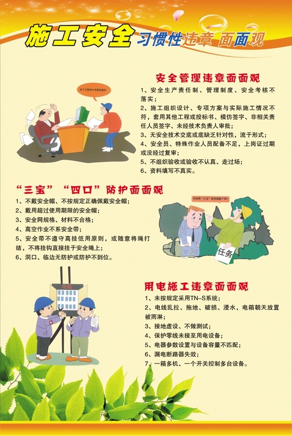 安全挂图文明施工安图片