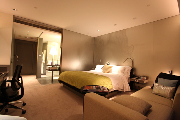 香港W酒店简约卧室设计图片