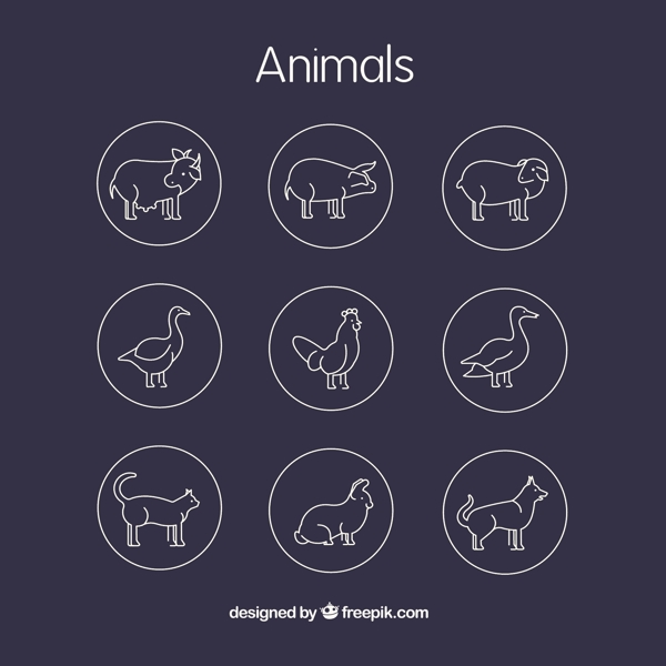 概述了农场动物