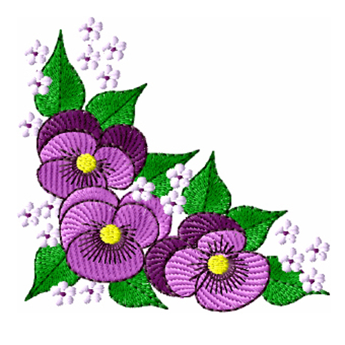 繡花植物花卉花朵樹葉免費(fèi)素材