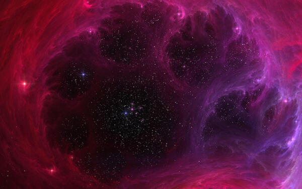 紫色漸變宇宙背景
