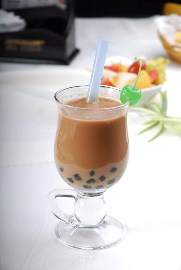 奶茶沙拉圖片