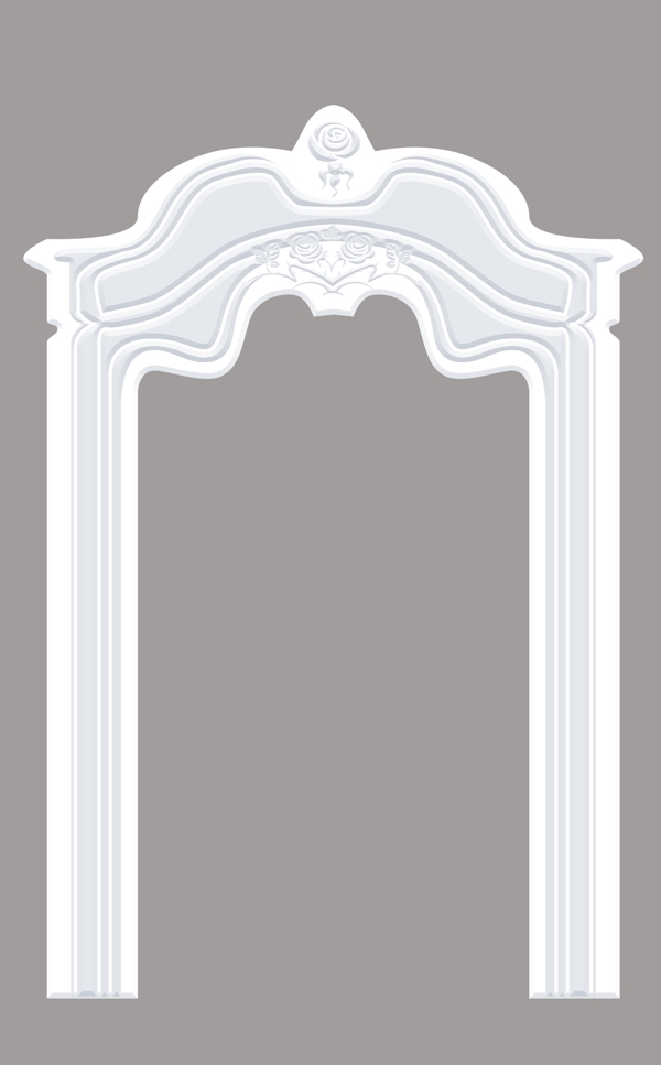 欧式罗马柱婚礼背景设计