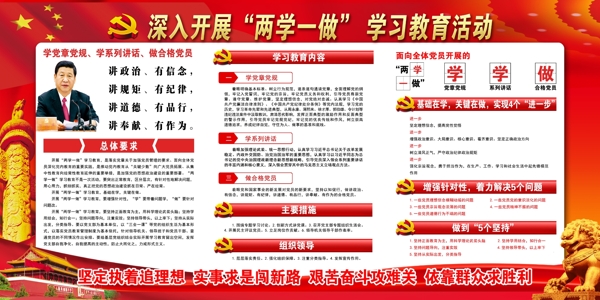 兩學(xué)一做宣傳欄