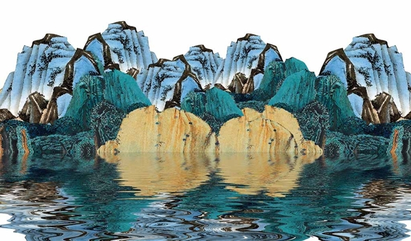 抽象山水