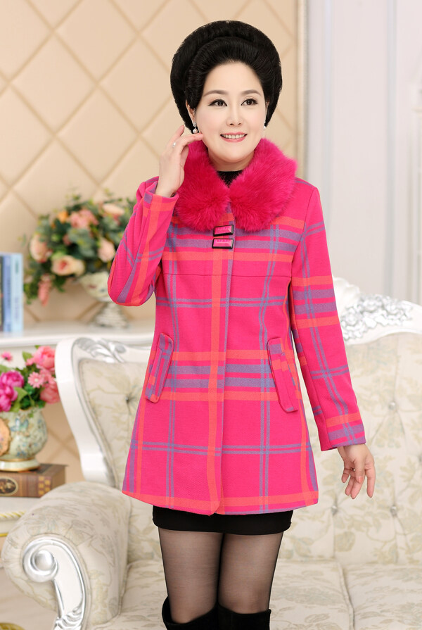 女裝媽媽裝淘寶女裝婦女裝圖片