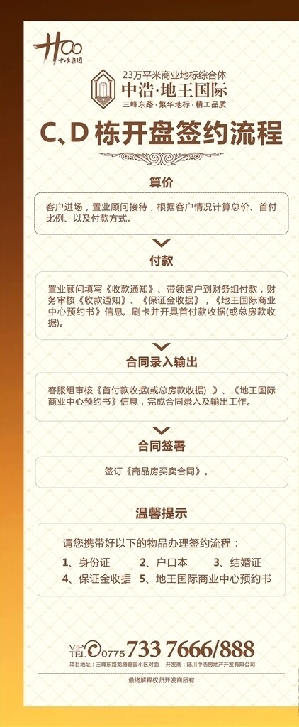 開盤簽約流程