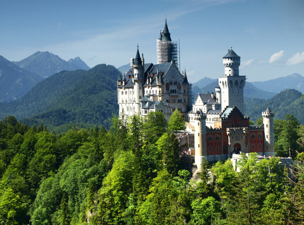 美丽城堡风景图片