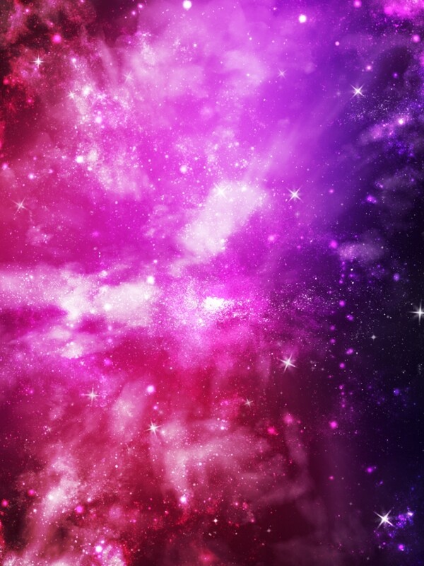 原创质感唯美大气紫色星空背景