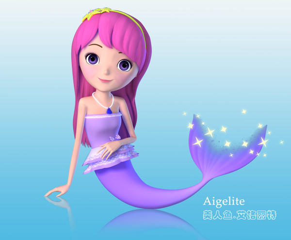 優(yōu)雅美人魚圖片