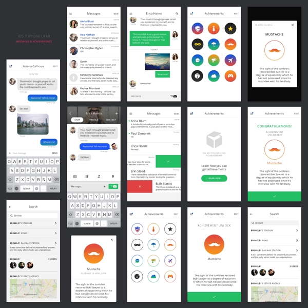 IOS界面模板圖片