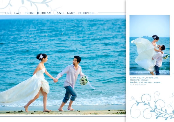 憑海臨風(fēng)婚紗模板