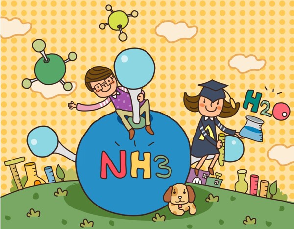 卡通兒童插畫(huà)圖片
