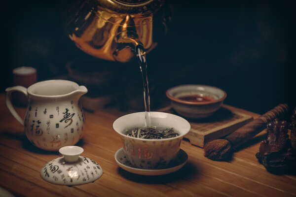 传统茶道绿茶