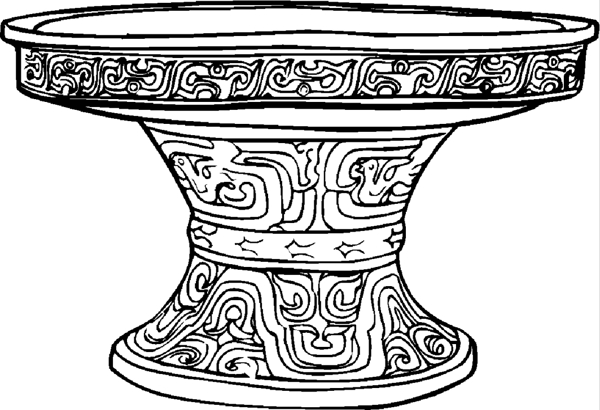 商周時代器物圖案中國傳統(tǒng)圖案圖案39