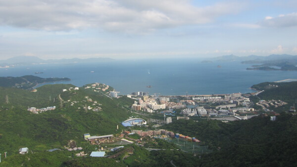 俯瞰大梅沙圖片