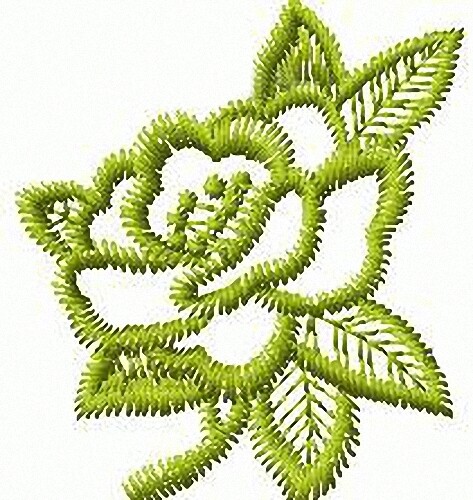 繡花植物花卉玫瑰花家紡免費(fèi)素材