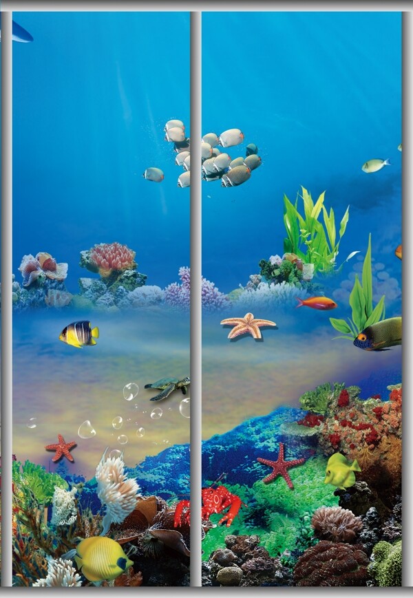 海底世界移門(mén)
