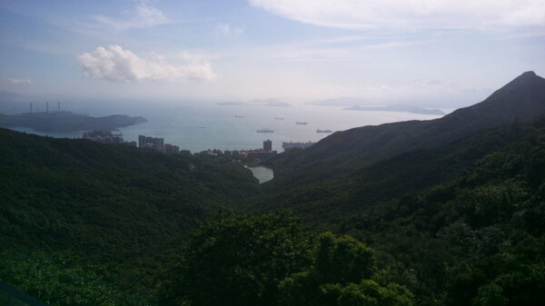 香港太平山顶俯瞰