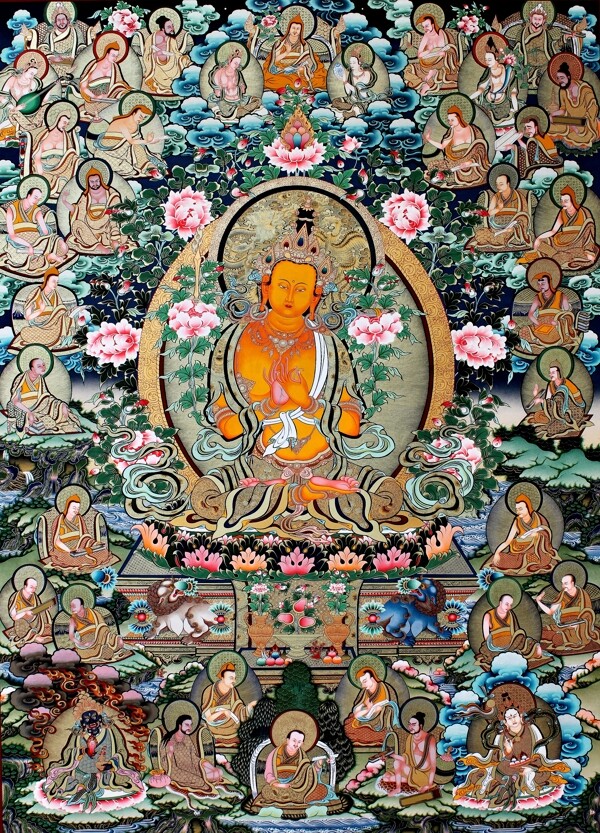 文殊菩薩說(shuō)法圖圖片