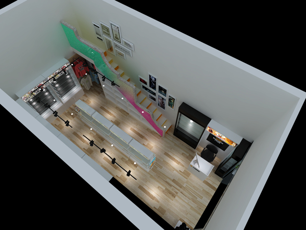 動(dòng)漫店室內(nèi)設(shè)計(jì)俯視圖圖片