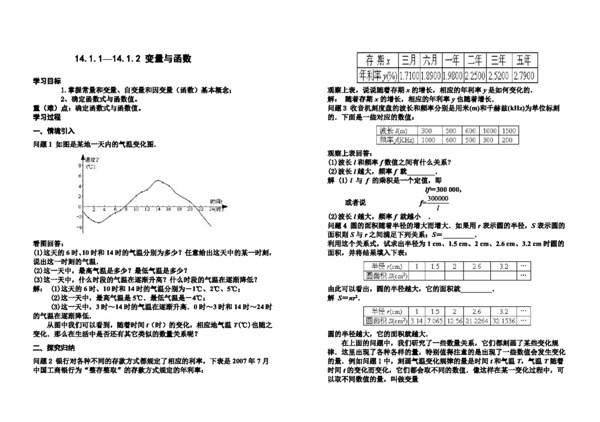 數(shù)學(xué)八年級(jí)上第14章一次函數(shù)全章學(xué)案