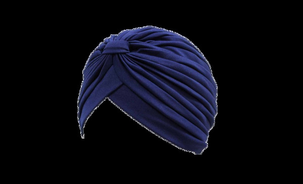 蓝色头巾png元素