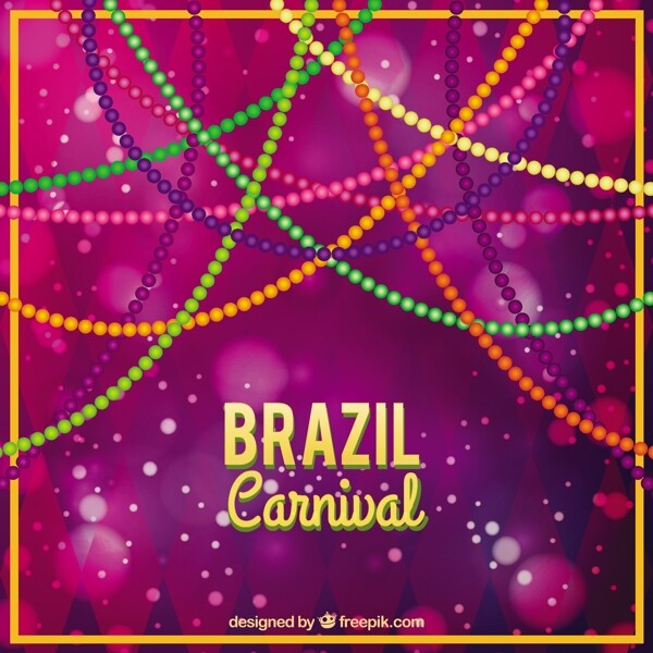 丰富多彩的巴西狂欢节的背景背景虚化效果